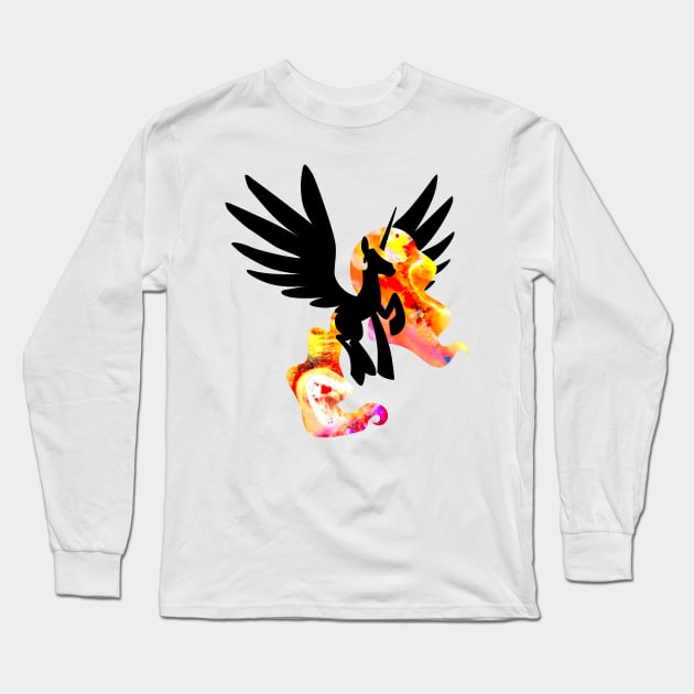 Solar Flare Long Sleeve T-Shirt by KPShadowsquirrel